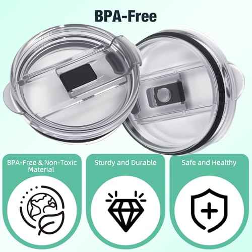 Compatible with Reduce Tumbler Lid Replacement,1Pack eak-Proof Lids Replacement Compatible with Reduce 32/40/50oz Tumbler,Splash Proof,Wear-Resistant.