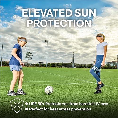 COLD FACTOR Instant Cooling Headbands for Women & Men 3 Pack | Advanced Evaporative Comfort for Sports & Outdoor | UPF 50+ Protection | Ideal for Fitness, Hiking, Yoga, Sweat Band, & Running