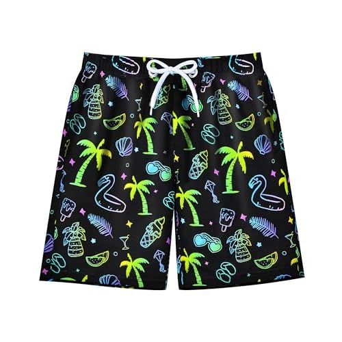 Boys Swim Trunks Board Shorts Teen Boys Swimsuit Quick Dry Swimwear Swimming Shorts Bathing Suit Size 8,10-12,14-16