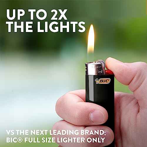 BIC Maxi Pocket Lighter, Special Edition Bohemian Collection, Assorted Unique Lighter Designs, 50 Count Tray of Lighters
