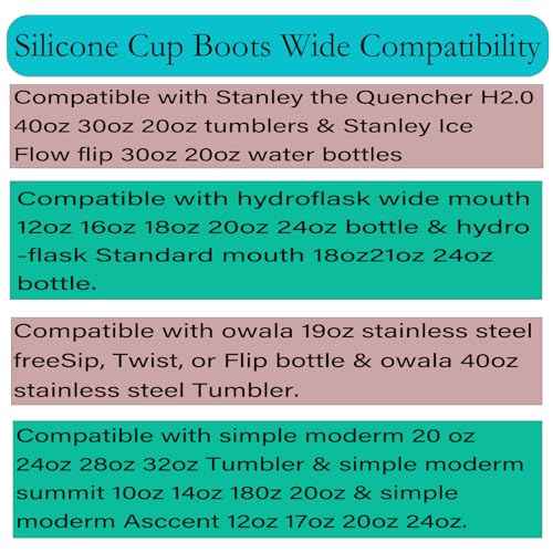 Silicone Boot for Stanley, Cup Boots Compatible with Stanley 40oz 30oz 20oz Tumbler, Cup Accessories Boot Red