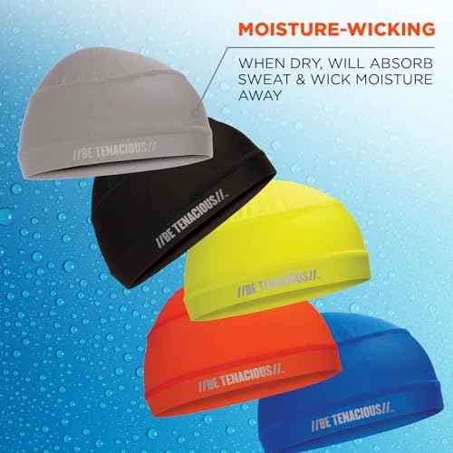 Ergodyne Chill Its 6632 Cooling Skull Cap, Sweat Wicking Liner, UPF 50 Sun Protection