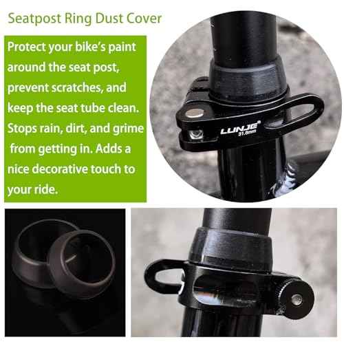 Bike Seat Post Clamp Quick Release Aluminium Alloy Bicycle Seat Clamp Collar 28.6mm 31.8mm 34.9mm