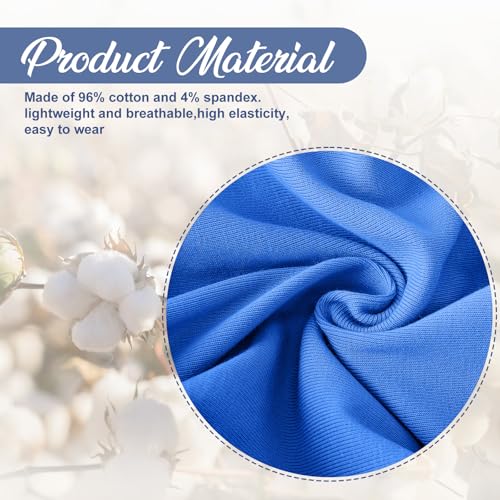 JenPen 4 Pcs Cotton Chemo Turban Headwear for Women Soft Cancer Head Scarf Hats Elastic Covers Wraps for Women's Hair