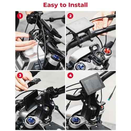 KEMIMOTO Direct Mount Riser Stem Raised 4¡° Compatible with Surron Light Bee X160 X260 Talaria Sting Talaria XXX Seway CNC Aluminium Handle Bar Riser for Electric Dirt Bike 31.8mm Bar Clamp E-Bike