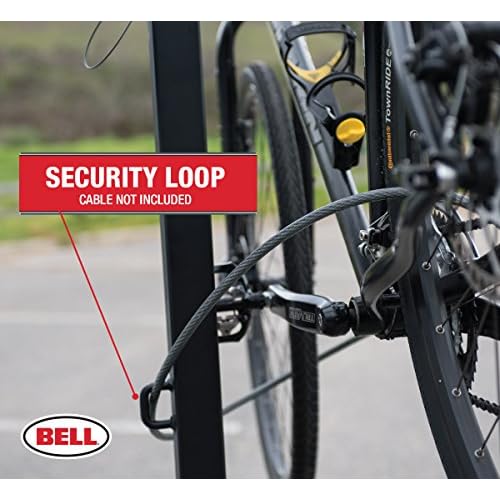 BELL Hitchbiker 450 4-Bike Hitch Rack with Stability, Black