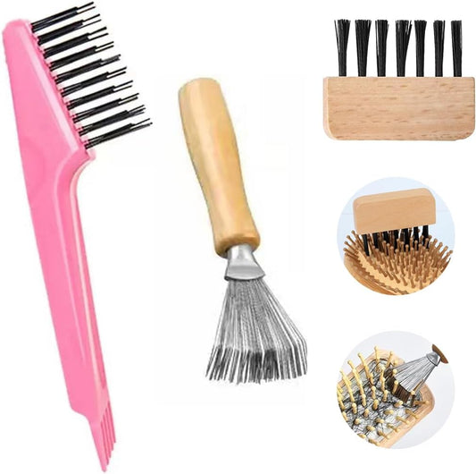 Skiennix Hair Brush Cleaner Tool - 2-in-1 Rake for Removing Tangled Hair & Dust | Ideal for Home & Salon Use