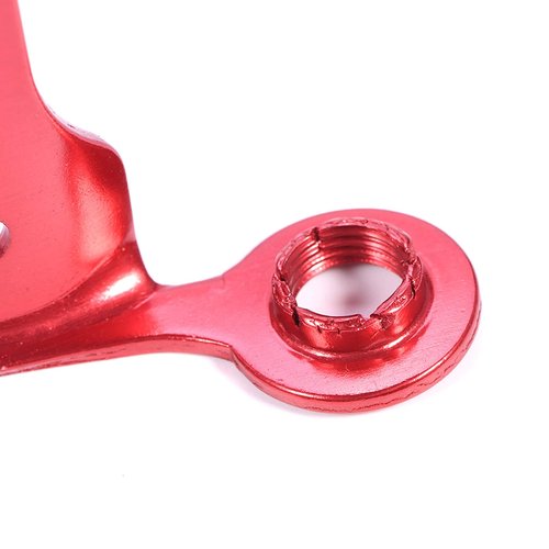 Co2 Bottle Bracket, Road Mountain Inflating Bracket CO2 Cartridge Holder, Can Mount 2 Cartridges (Red)