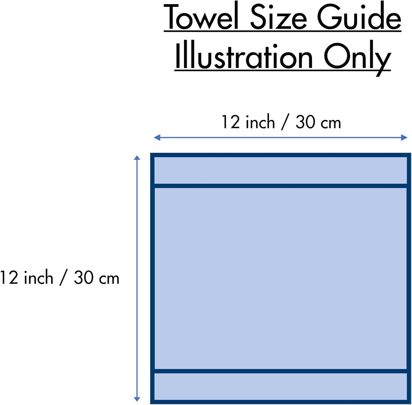 Bumble Dish Cloths - 100% Cotton Kitchen Towels | Soft & Highly Absorbent | 8 Pack, 12" x 12", Gray