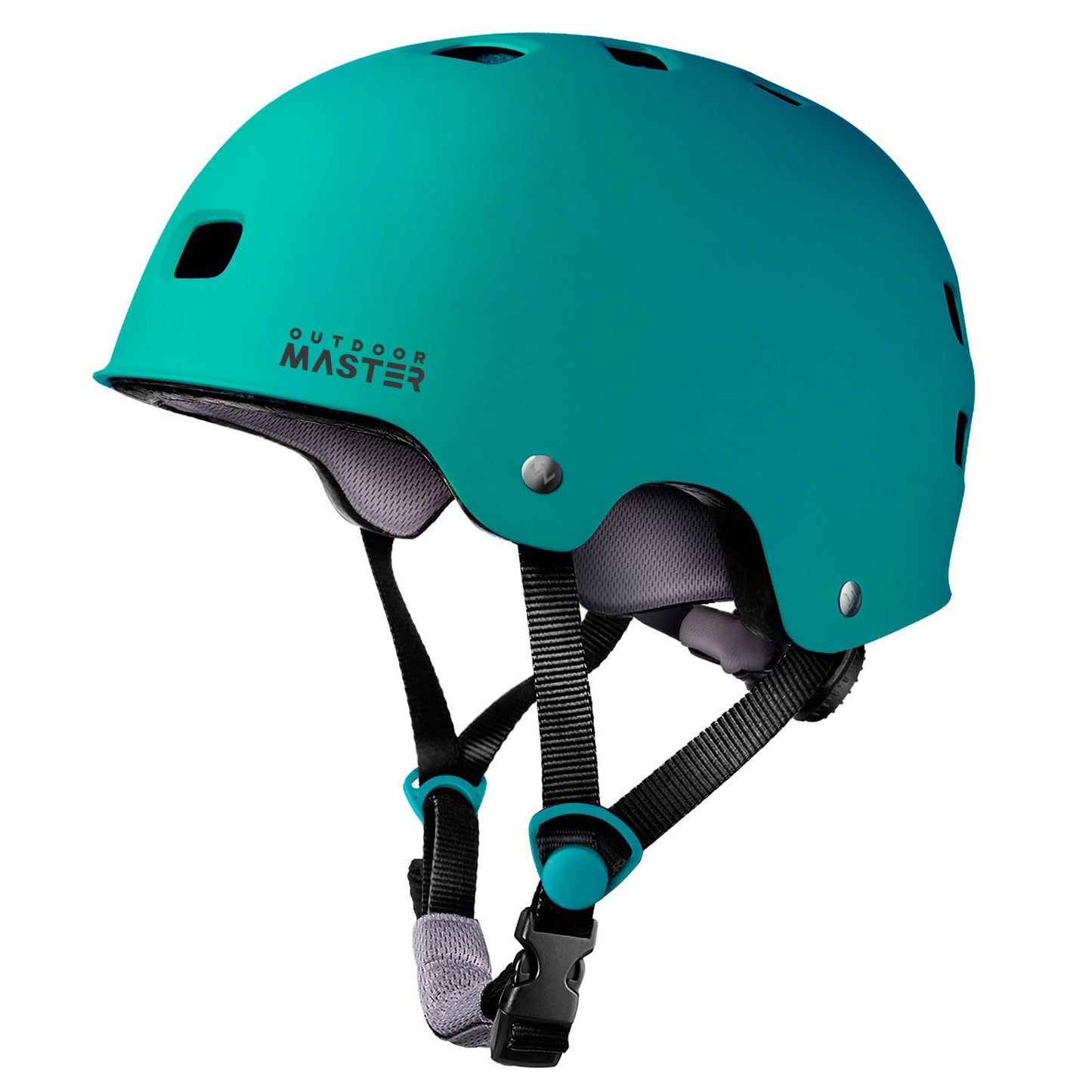 OutdoorMaster Skateboard Cycling Helmet - Two Removable Liners Ventilation Multi-Sport Scooter Roller Skate Inline Skating for Kids, Youth & Adults - XS - Sea Green