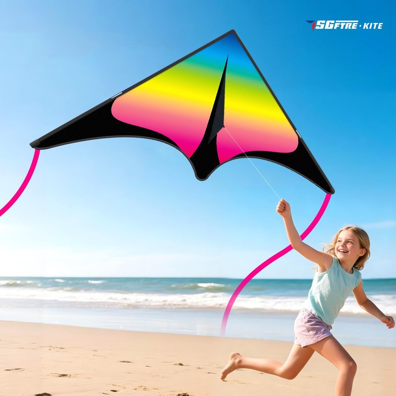 SGftre 3 Piece Set Butterfly Delta Octopus Kites for Kids and Adults，Easy to Fly for Outdoor Adults Children Line Kite for Kids Toy (Blue Dragon+ Delta+Octopus Red, 3)