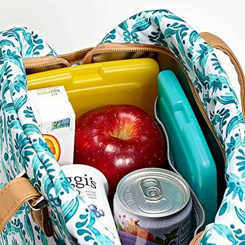 Cool Coolers by Fit & Fresh Slim Ice Packs, Quick Freeze, Space-Saving, Reusable Ice Packs for Lunch Boxes & Coolers
