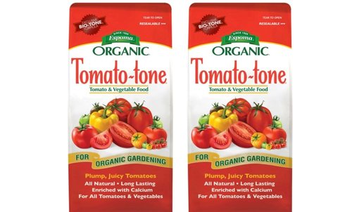 Espoma Organic Tomato-Tone Fertilizer - 3-4-6 Formula with 8% Calcium for Healthy Tomatoes | 4 lb Bag - Pack of 2