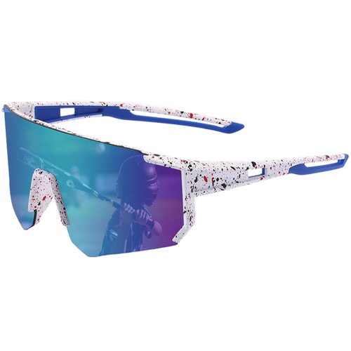 Disflmm Kids Sunglasses, Youth Baseball Sunglasses Boys Girls Softball Cycling UV400 Protection Sun Glasses Big Frame Goggles