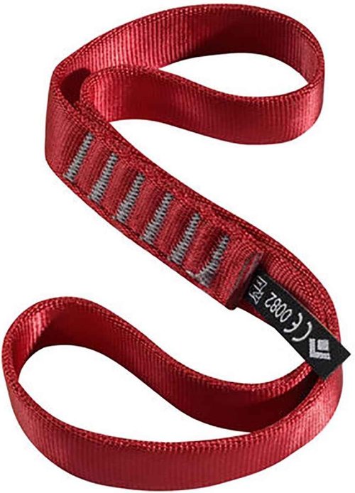 Black Diamond 30cm Nylon Runner - Durable 18mm Webbing, One Size, Versatile Use