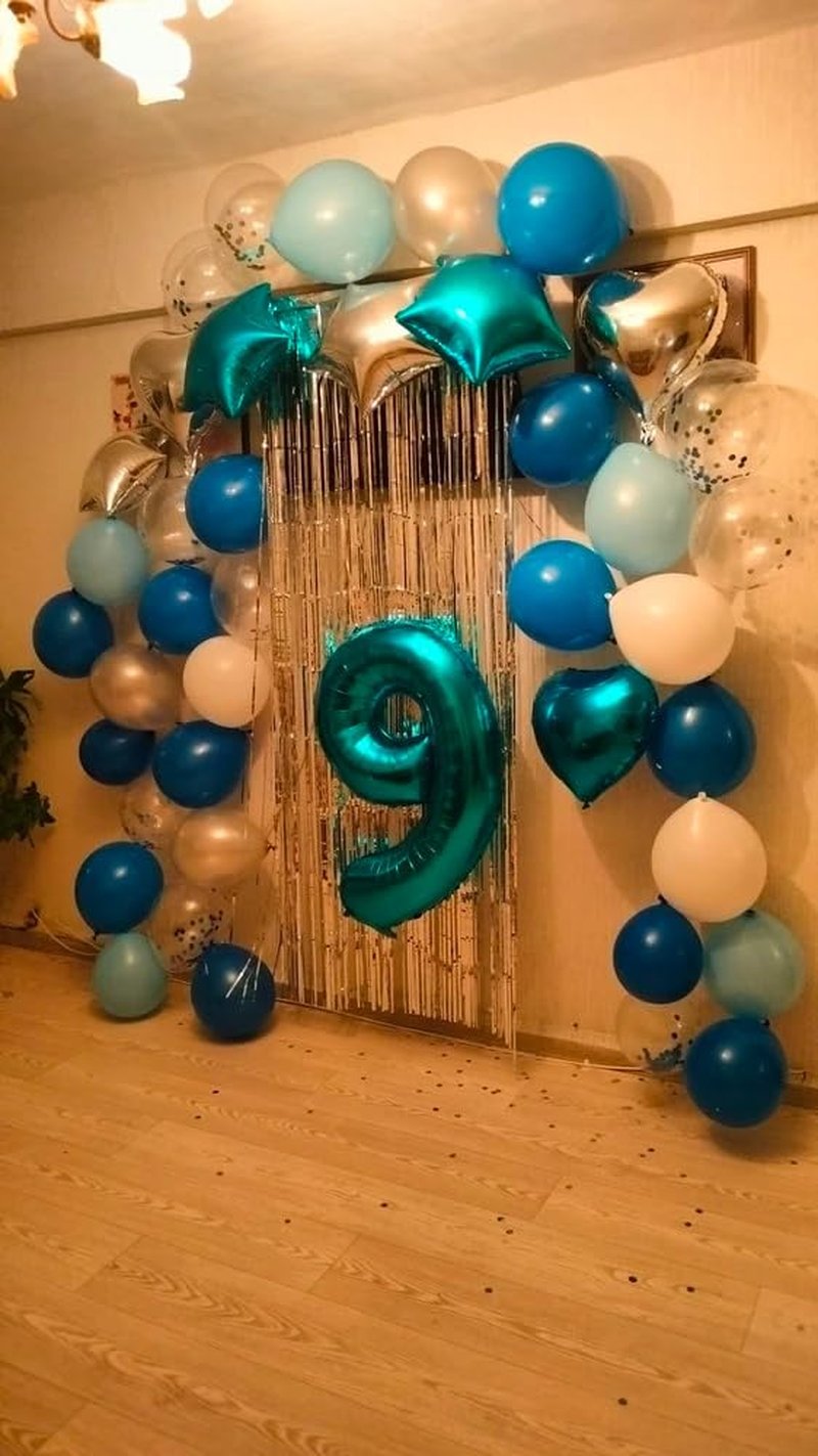 Teal Blue Number Balloon 40 Inch, 0 Number Balloons, 10 20 30 40 50 Numbers Balloon Birthday Decorations, Teal Party Supplies for Women