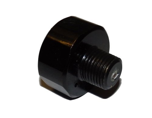 5000 PSI Paintball Air Tank Gauge - Captain O-Ring Black, Fits 3000 & 4500 PSI Tanks