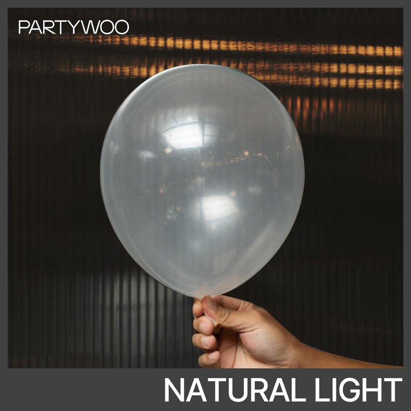 PartyWoo Clear Balloons 100pcs Different Sizes of 36 18 12 10 5 Inch Transparent Balloon Arch Kit for Graduation Wedding Baby Shower Bridal Shower Anniversary Birthday Party Decorations Clear-Y2
