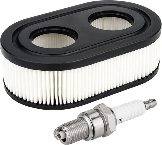 Troy-Bilt Air Filter Spark Plug - Compatible with TB110, TB115, TB200, TB230, TB330, TB370 Mowers