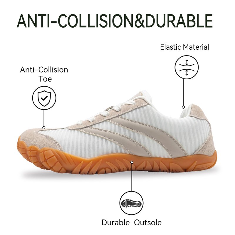 Barefoot Shoes Women Casual Sneakers,Wide Toe Box Shoes Women Zero Drop Barefoot Shoe Men,Minimalist Trail Running Shoe,Non-Slip Lightweight Breathable Comfortable Fashion Walking Hiking Shoes Unisex