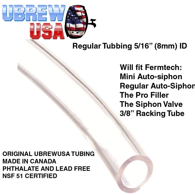 Fermtech Auto-Siphon Mini 15" with 6 Feet Food-Grade Tubing, Wand, & Brush Clamp - Essential Home Brewing Equipment Kit for Wine, Beer, and Kombucha Transfer - For Beginners and Bottling Supplies
