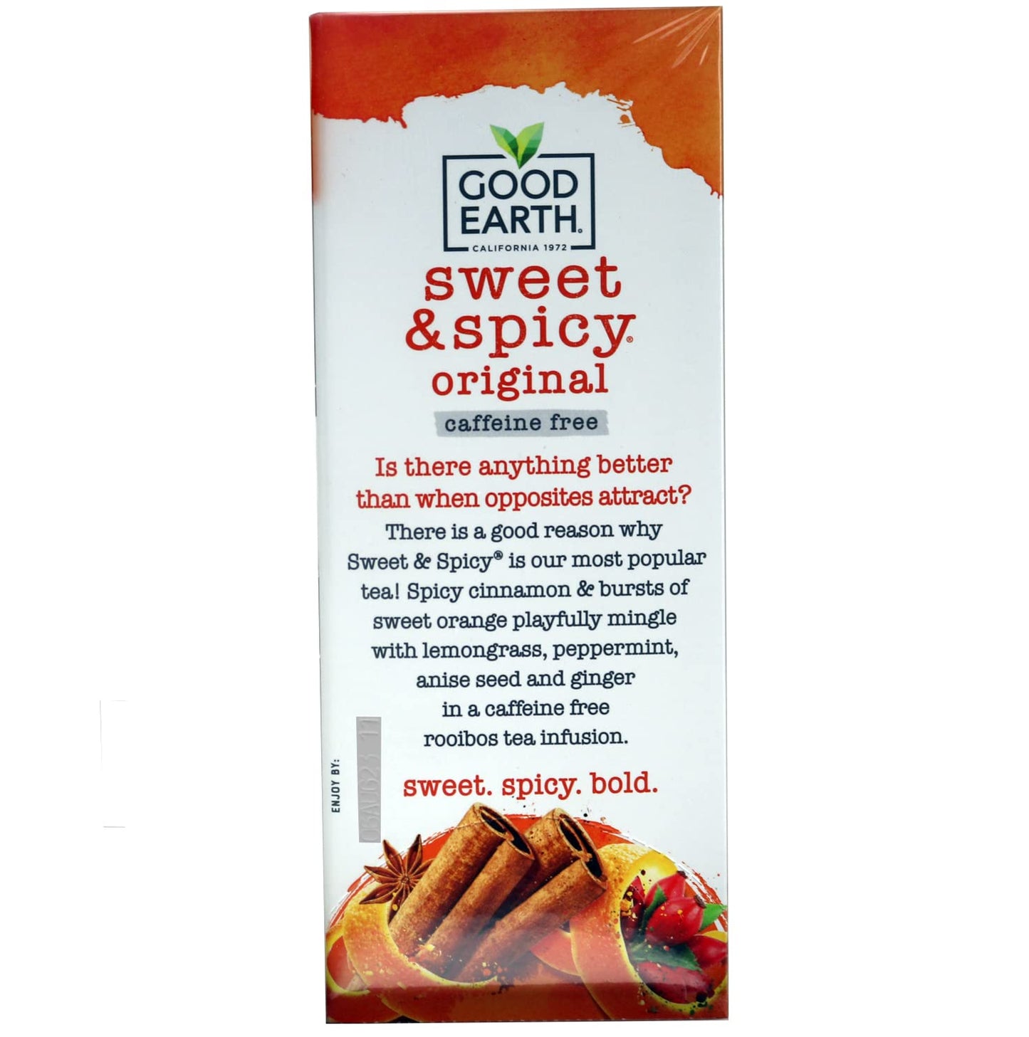 Good Earth Sweet & Spicy Flavored 25 Tea Bags 4 Pack Herbal Teas