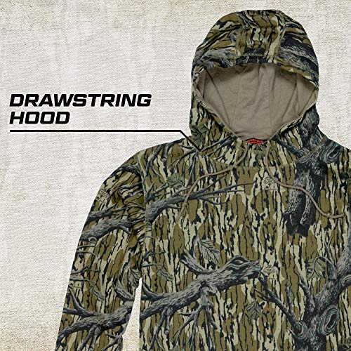 Mossy Oak Mens Camo Hunting Hoodie Vintage