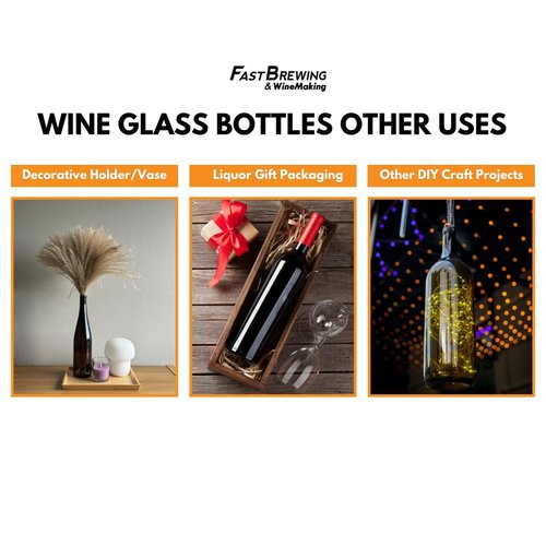 FastRack - 750ml Clear Wine Bottles (Pack of 12) | W5 Bordeaux Liquor Bottles | 750 ml Empty Bottle for Drinks, 12 per Case - NO CORKS INCLUDED