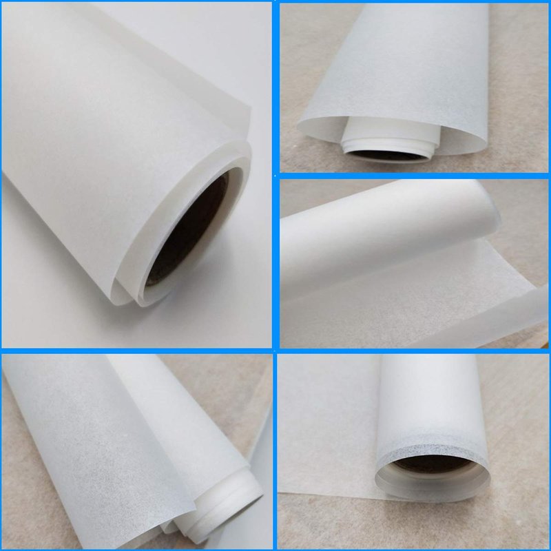 Nonstick Parchment Paper Roll for Baking, Reusable Food Grade Waterproof&Oilproof Wax Paper, 12" x 66' Heavy Duty Roasting Pan Liner for Oven Air Fryer Kitchen Barbecue[White]