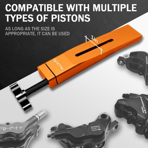 GodLOL Brake Tool for Shimano and SRAM, Piston Press Tool for Brake Caliper, Hydraulic Disc Brake Caliper Piston Press Tool Compatible with All Brands, for Quick Brake pad Replacement