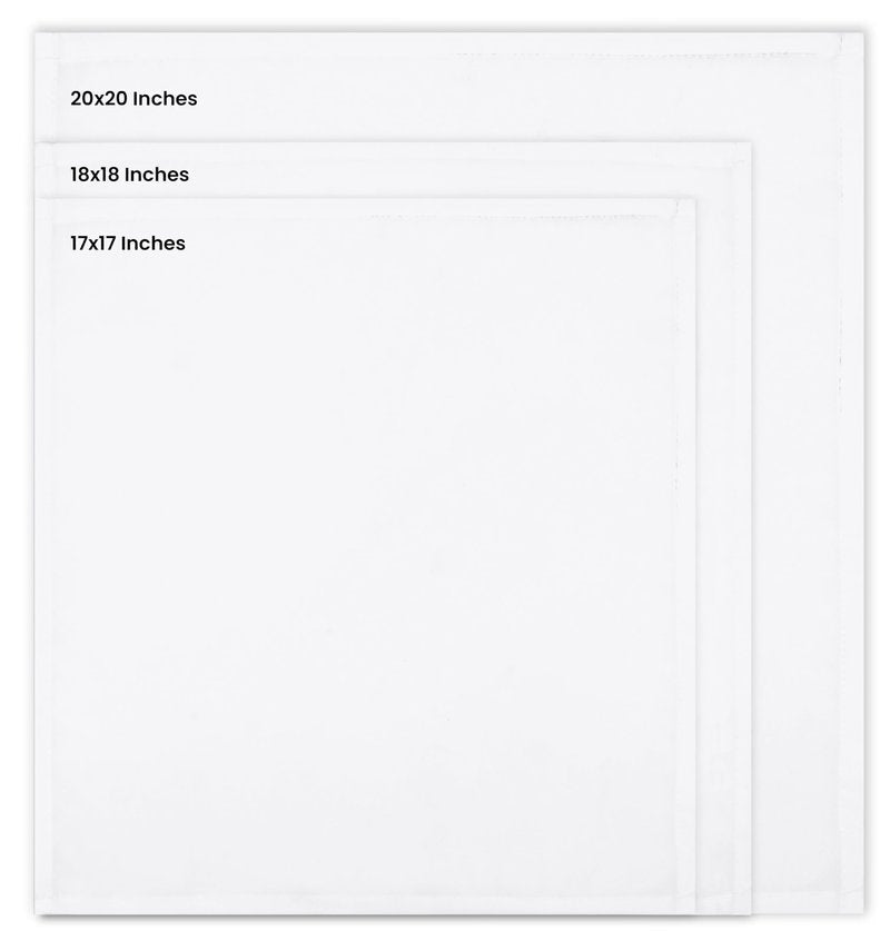 Utopia Home White Cloth Napkins (12 Pack, 17x17 Inches), Ideal Dinner Napkins for Party, Wedding and Lunch/Dinner