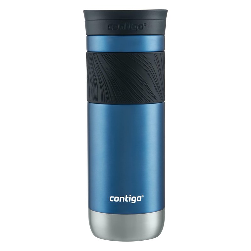 Contigo Byron Vacuum-Insulated Stainless Steel Travel Mug, 20oz - Leak-Proof Lid, BPA-Free, Blue Corn - Perfect Reusable Cup for Coffee or Water; hot and cold beverage holder
