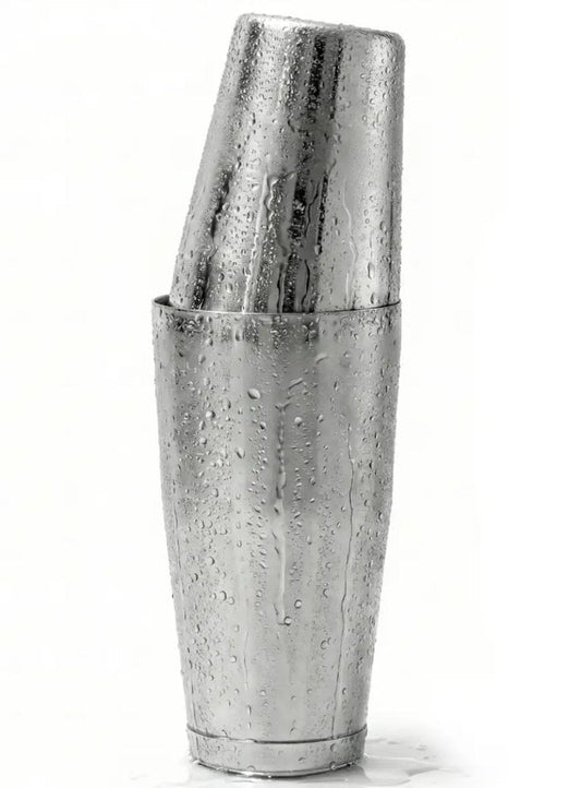 A Bar Above Professional Boston Shakers Set 18 oz Weighted and Unweighted Stainless Steel Cocktail Shaker Set for Bartenders, Premium 304 Steel Bar Shaker, Essential Bartending Tools for Mixing Drinks