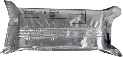 Genuine German Army Survival Food Pack - 4 Hardtack Biscuit Packs (125g) - NATO MRE Crackers