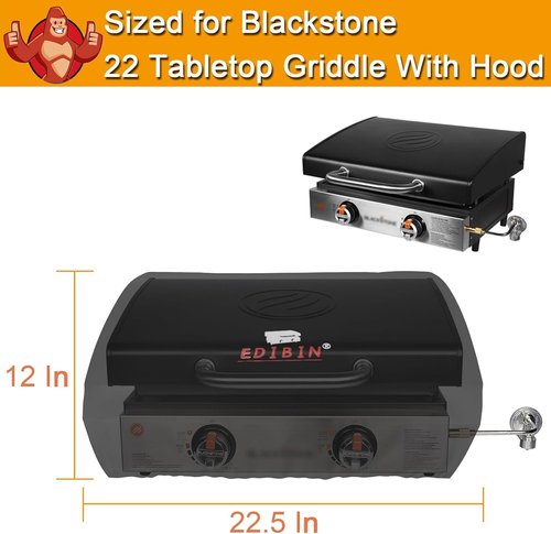 Blackstone 22-Inch Griddle Cover - Waterproof 900D Heavy Duty Polyester | Durable Protection for Your Grill