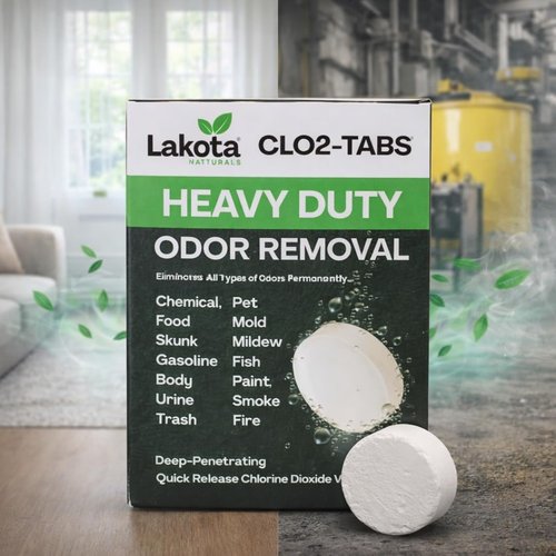 Chlorine Dioxide Fogger Kit - Professional Strength Odor Remover for Home, Car & RV | Easy-to-Use Deodorizer