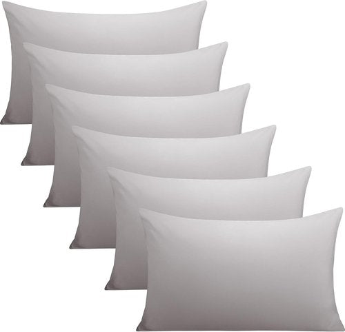 FLXXIE Microfiber Queen Pillowcases - Ultra Soft, Wrinkle & Fade Resistant | 20x30 Inches, Smoky Grey