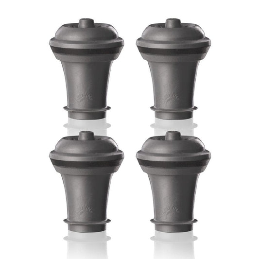 Vacu Vin Wine Saver Vacuum Stoppers Set of 4 – Grey