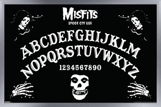 Misfits - Ouija Wall Poster, 34L" x 22.4W", Silver Framed Version