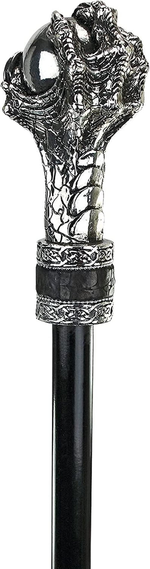 Dragonsthorne Gothic Walking Stick - Design Toscano Dragon Grasp Cane