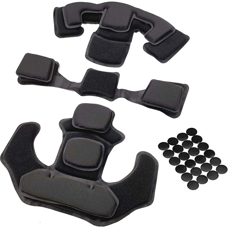 Tactical Airsoft Helmet Memory Foam Pad Padding Protective Mat Kits