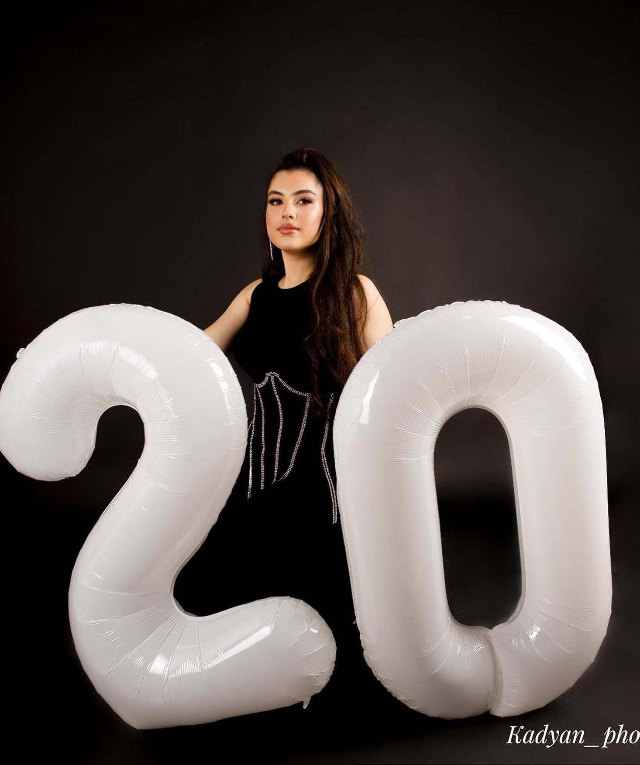 Number 16 Balloon - 40 Inch White Birthday Decoration for 16th Party Supplies | Perfect for Boys & Girls