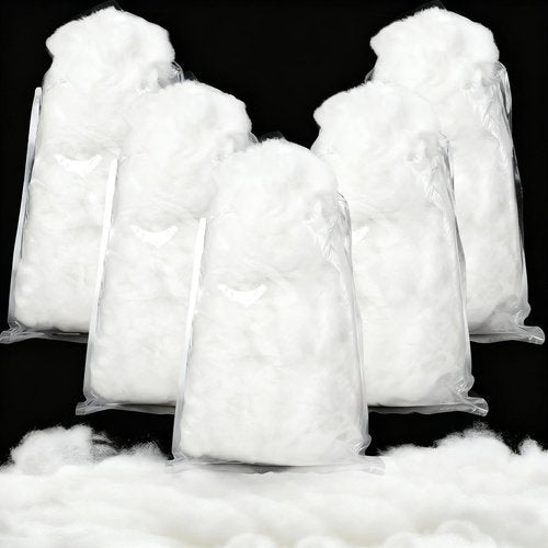 Cididu Fake Snow - 1000g Fluffy Artificial Fiber Fill for Christmas Decor | Soft White Indoor Home Decoration
