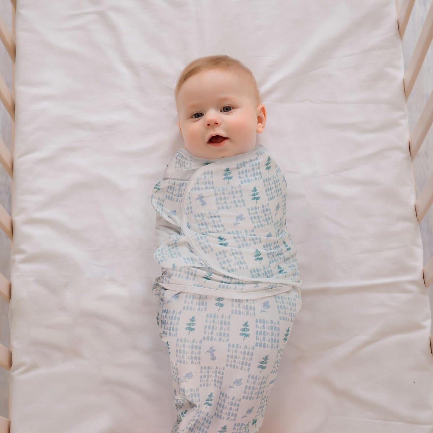 SwaddleMe Baby Swaddle Sleep Sacks - 3-Pack Organic Cotton Wraps with Adjustable Wings | Breathable Blankets for 0-3 Months