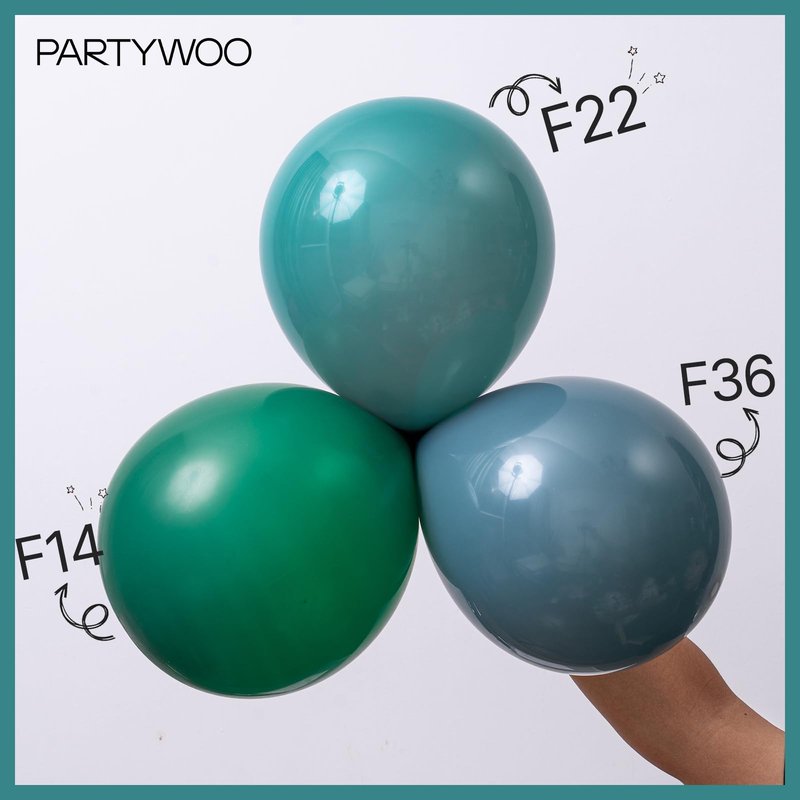 PartyWoo Slate Blue Balloons 50pcs 12 Inch Navy Dusty Blue Boho Neutral Balloons for Wedding Anniversary Gender Reveal Baby Shower Graduation Jungle Ocean Birthday Party Decorations Blue-F36