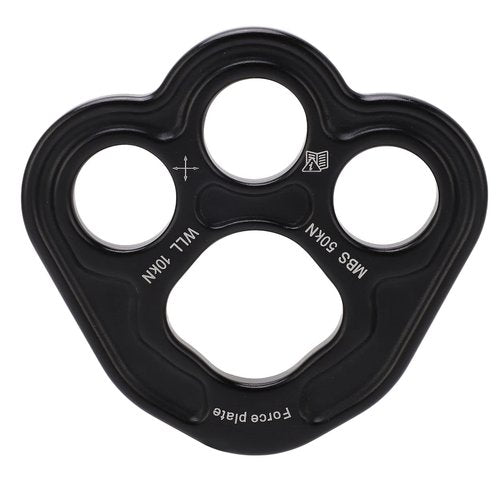 Boxwizard Rigging Plate 3 Holes Space Aluminium 50KN Uniform Force Equipment for Outdoors