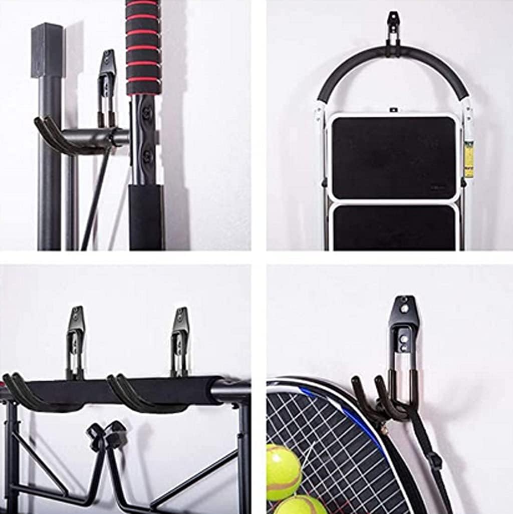Zoele Wall Mount Baby Stroller Hanger - Durable Steel Rack for Stroller & Garage Tool Storage (Black)