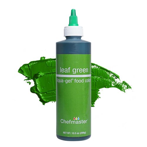 Chefmaster Leaf Green Liqua-Gel® Food Coloring - Vibrant Professional-Grade Dye for Icing & Fondant | 10.5 oz