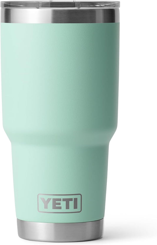 YETI Rambler 30 oz Tumbler - Stainless Steel Vacuum Insulated with MagSlider Lid | Seafoam Color