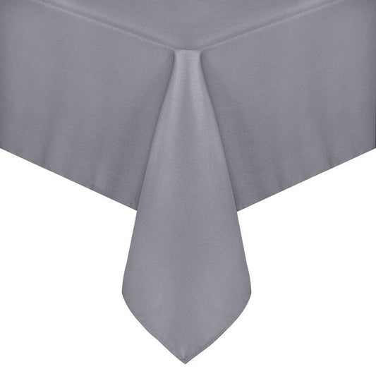 sancua Rectangle Tablecloth - 60 x 120 Inch - Stain and Wrinkle Resistant Washable Polyester Table Cloth, Decorative Fabric Table Cover for Dining Tables, Buffet Parties and Camping, Light Grey